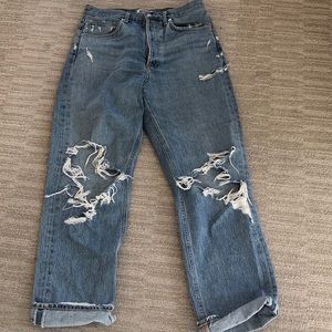 Agolde 90’s high rise jeans in size 26